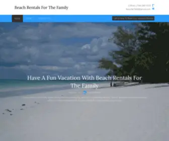 Beachrentalsforthefamily.com(Rent a Beach House in Myrtle Beach) Screenshot