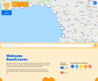 Beachreportcard.org(Heal the Bays Beach Report Card) Screenshot