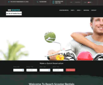 Beachscooter.com(Beach Scooters) Screenshot