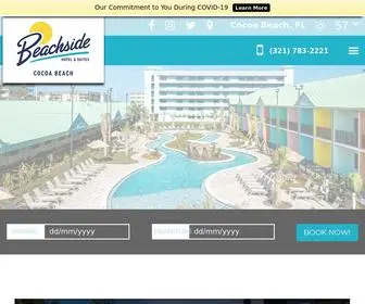 Beachsidehotelcocoabeach.com(Beachside Hotel & Suites) Screenshot