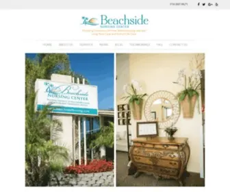 Beachsidenursing.com(Beachside Nursing Center) Screenshot