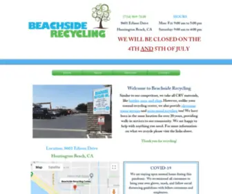 Beachsiderecycling.com(Beachside Recycling) Screenshot