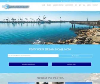 Beachsidesd.com(Homes for Sale in Oceanside CA by Beachside Realty) Screenshot