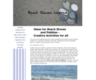 Beachstonesinspired.com(Beach Stones and Pebbles) Screenshot