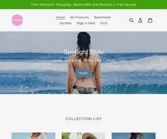 Beachthreds.com(WOMEN'S & GIRLS' SWIMWEAR) Screenshot