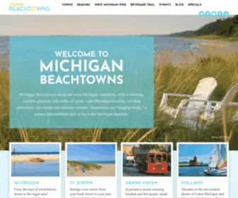 Beachtowns.org(Michigan Beachtowns) Screenshot
