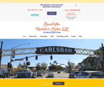 Beachvibesocal.com(Beach Vibe Rentals & Sales LLC) Screenshot