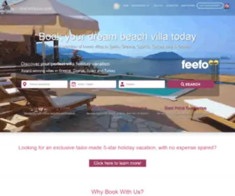 Beachvillas.com(Book a Dream Beach Villa Rental 2022) Screenshot