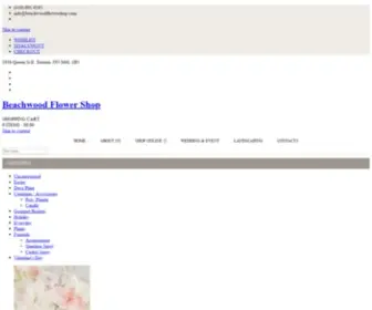 Beachwoodflowershop.com(Beachwood Flower Shop) Screenshot