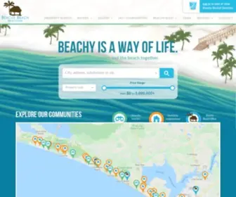 Beachybeach.com(Panama City Beach Real Estate) Screenshot