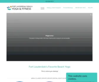 Beachyogafit.com(Fort Lauderdale Beach Yoga & Fitness) Screenshot