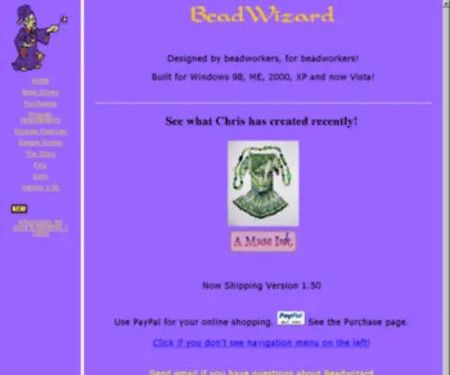 Bead-Wizard.com(Bead Wizard) Screenshot