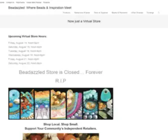 Beadazzled.net(Beading Supplies & Jewelry Making) Screenshot