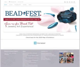 Beadfest.com(Cvent is a web) Screenshot