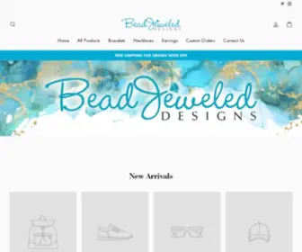 Beadjeweleddesigns.com(Handwoven beaded jewelry made with love ♡) Screenshot