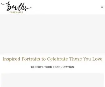 Beadlesportraits.com(Oklahoma Portrait Artist Heather Beadles) Screenshot