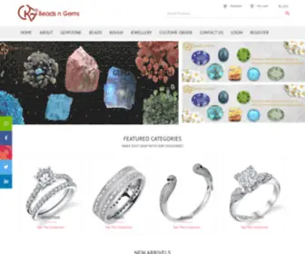 Beadsngems.com(Beadsngems) Screenshot