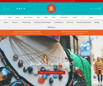 Beadsofparadisenyc.com(Beads of Paradise) Screenshot