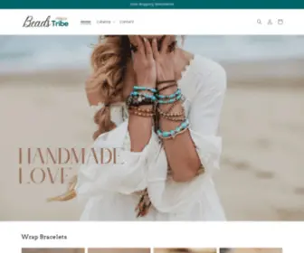 Beadstribe.com(Designer Handmade jewelry Natural Stones Bracelets Earrings Neckalces) Screenshot