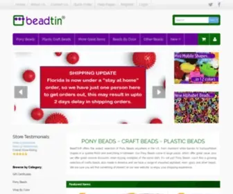Beadtin.com(Pony Beads) Screenshot