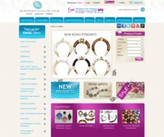 Beadwholesaler.com(Wholesale Beads) Screenshot