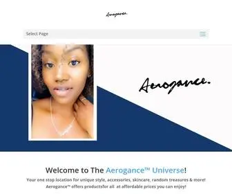 Beaerogant.com(THE AEROGANCE) Screenshot