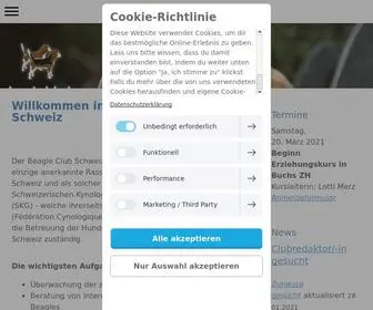Beagleclub.ch(Beagleclub Webseite) Screenshot