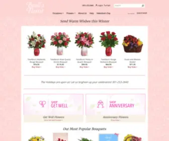 Beallsflorist.com(Florist in Damascus MD) Screenshot