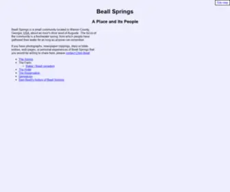 Beallsprings.org(Beall Springs) Screenshot