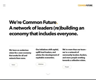 Bealocalist.org(Common Future) Screenshot