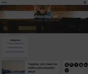 Beamazing.net(A Vegan Christian Health & Wellness Blog) Screenshot
