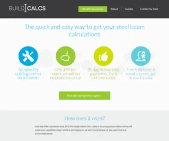 Beamcalculation.co.uk(Beam Calculator) Screenshot