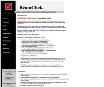 Beamchek.com(Index) Screenshot