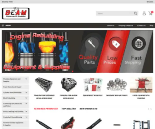 Beamequipment.com(Beam Equipment & Supplies LLC) Screenshot