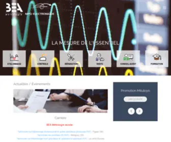 Beametrologie.com(BEA Métrologie) Screenshot