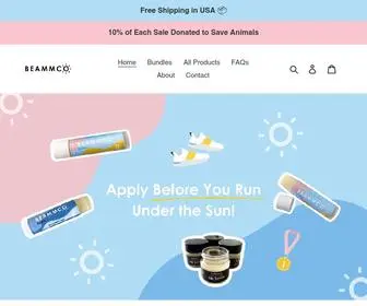 Beammco.com(Cruelty Free) Screenshot