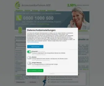 Beamtendarlehen.biz(Beamtendarlehen seit über 40 Jahren) Screenshot