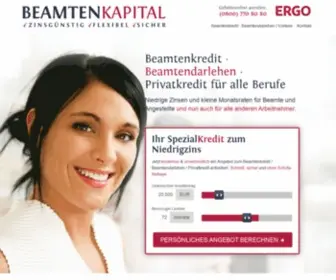 Beamtenkapital.de(BEAMTENKREDIT) Screenshot