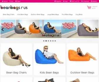 Bean-Bags-R-US.com.au(Bean bag) Screenshot