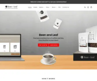 Beanandleaf.co(Bean and Leaf) Screenshot