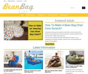 Beanbagblog.com(If You Love Bean Bags then Bean Bag Blog) Screenshot