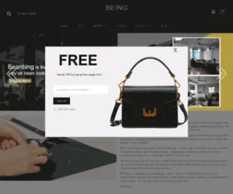 Beanbing.com(Leather Goods Manufacturer) Screenshot