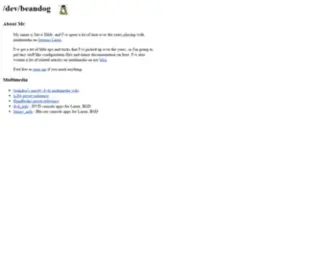 Beandog.org(Beandog's linux multimedia archives) Screenshot