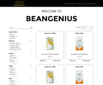 Beangenius.com(Specialty Coffee Subscriptions) Screenshot