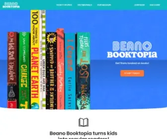 Beanobooktopia.com(Book Subscription Boxes for Ages 6) Screenshot