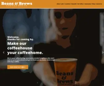 Beansandbrews.com(Beans and Brews Coffee House) Screenshot