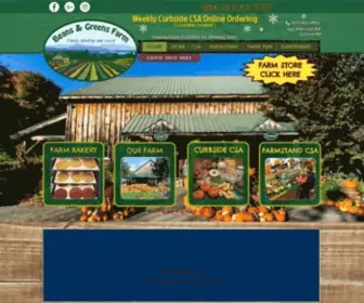 Beansandgreensfarm.com(Beans & Greens) Screenshot