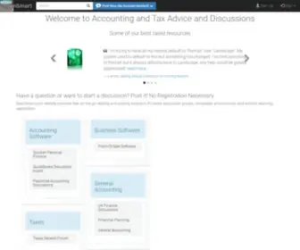 Beansmart.com(Accounting, Tax, Personal Finance and Bookkeeping Community) Screenshot