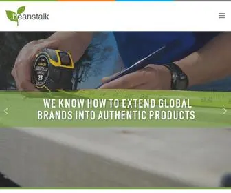 Beanstalk.com(A Global Brand Extension Licensing Agency) Screenshot