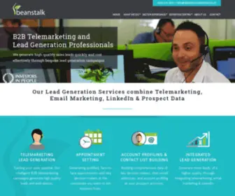 Beanstalkmarketing.co.uk(B2B Telemarketing Agency) Screenshot